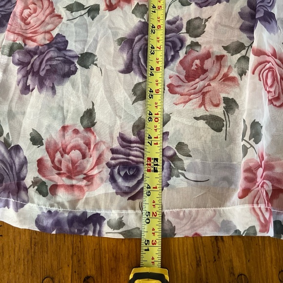 Contessa Di Roma Floral Kimono Robe Size Large - Picture 15 of 15